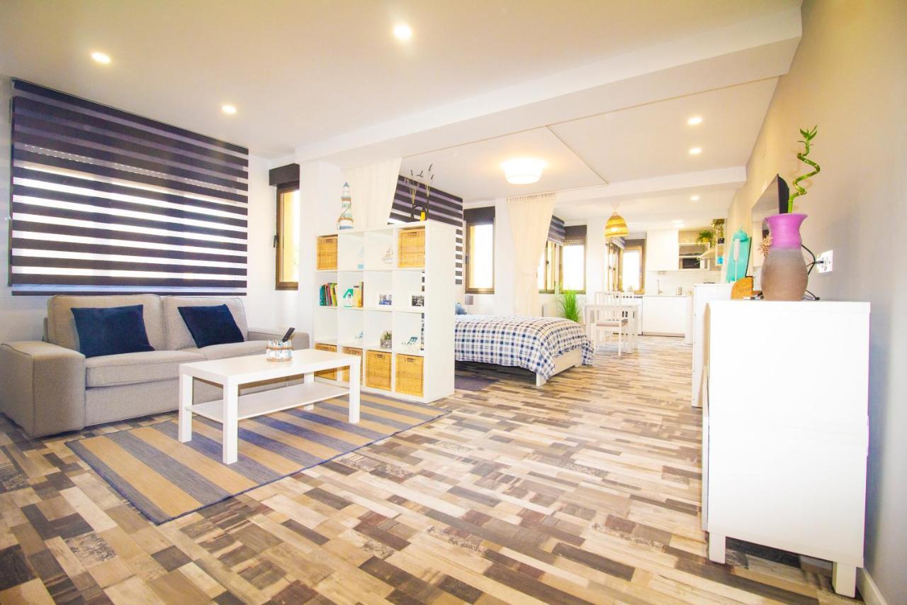 Loft En Gijon - Cimavilla Con Vistas Al Cerro Екстериор снимка
